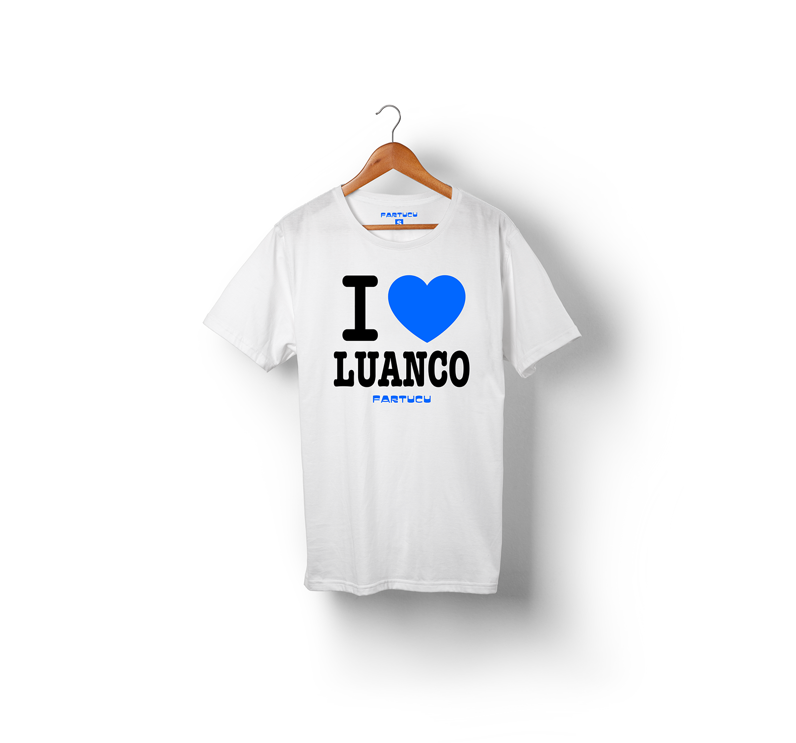 Camiseta I Love Luanco blanca